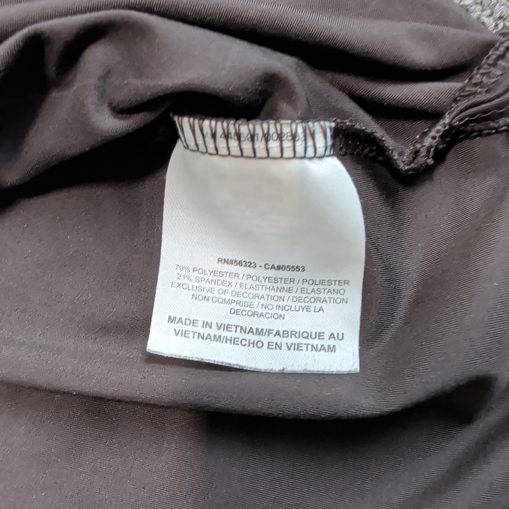 Nike Golf Dri-FIT Polo Shirt Men XL Brown Diamond Grid Flint Hills National Poly - Picture 6 of 10
